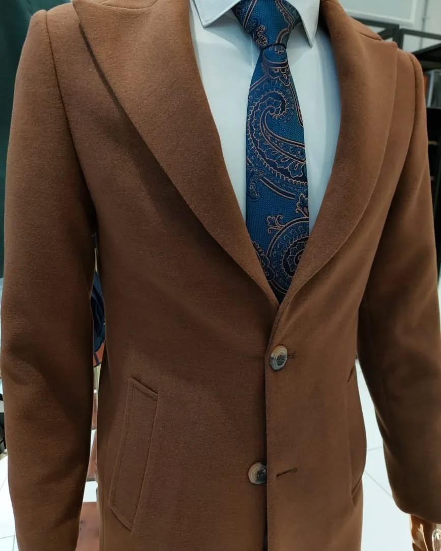 پالتو یقه انگلیسی اونیک سایز ۴۸-۵۸